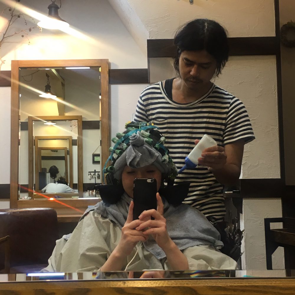 夏パーマ